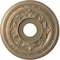 Ekena Millwork Baltimore PVC Medallion (Canopies up to 6 1/2"), 16"OD x 3 1/2"ID x 1"P, Metallic Champagne Mist CMP16BAECE - alternate 1